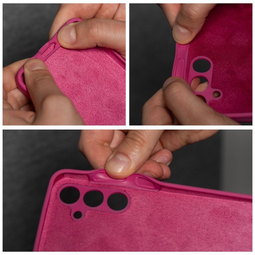 Kryt Case Silicone 2mm Motorola Moto G34 5G Pink