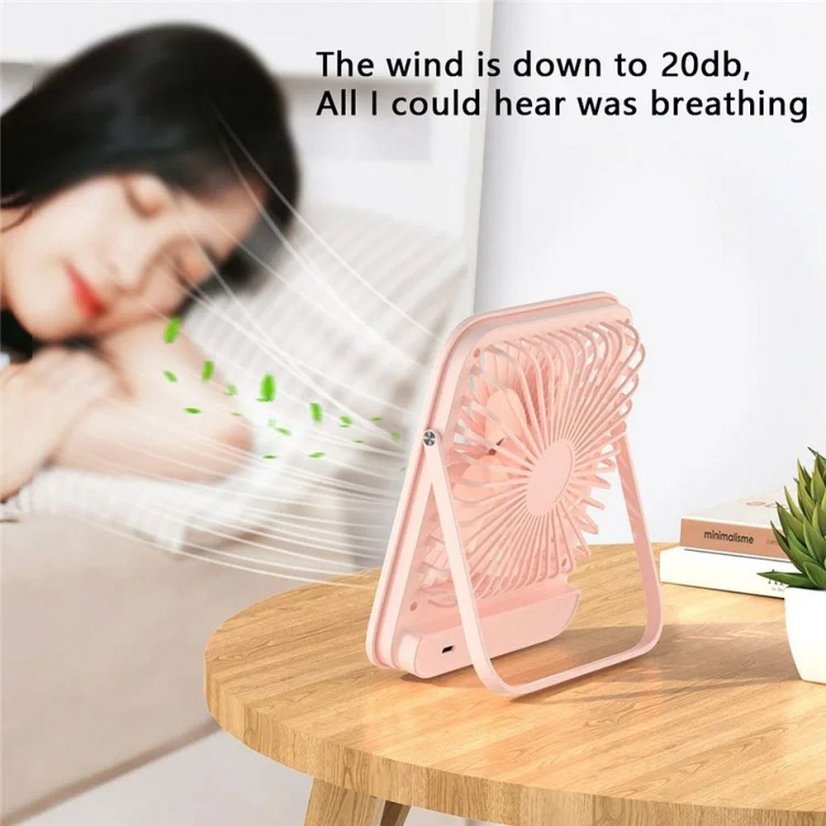 Desk Fan With Adjustable Stand W30 Purple
