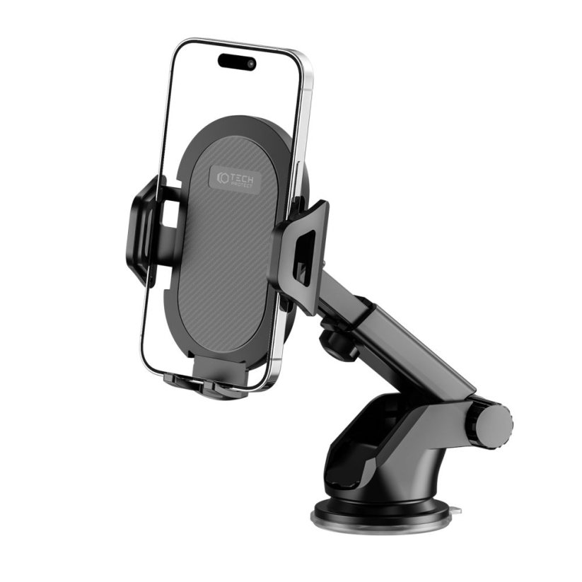 Držiak do auta Tech-Protect V1 Universal Windshield & Dashboard Car Mount Black