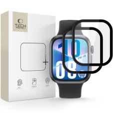 Ochranné sklo Hydbrid Glass Tech-Protect Glass Flex+ 2-Pack Huawei Watch Fit 3 Black
