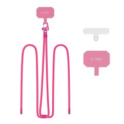 Kryt Tech-Protect C5S Rope Crossbody Strap Neon Pink