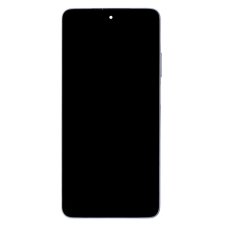 Displej s rámem pro Xiaomi Redmi Note 9 Pro 5G Black (Service Pack - originální díl)