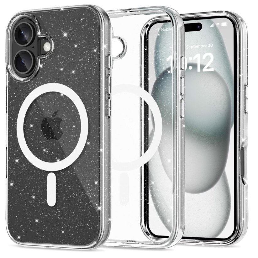 Kryt Tech-Protect Flexair Hybrid Magsafe iPhone 16 Glitter