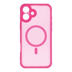 Kryt Full Matte Mag Cover Case s MagSafe iPhone 16 Plus Pink Kryt Full Matte Mag Cover Case s MagSafe iPhone 16 Plus Pink