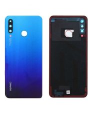 Huawei P30 Lite - Zadní kryt - modrý - se sklem zadní kamery (varianta s 48MP fotoaparátem) (náhradní díl)