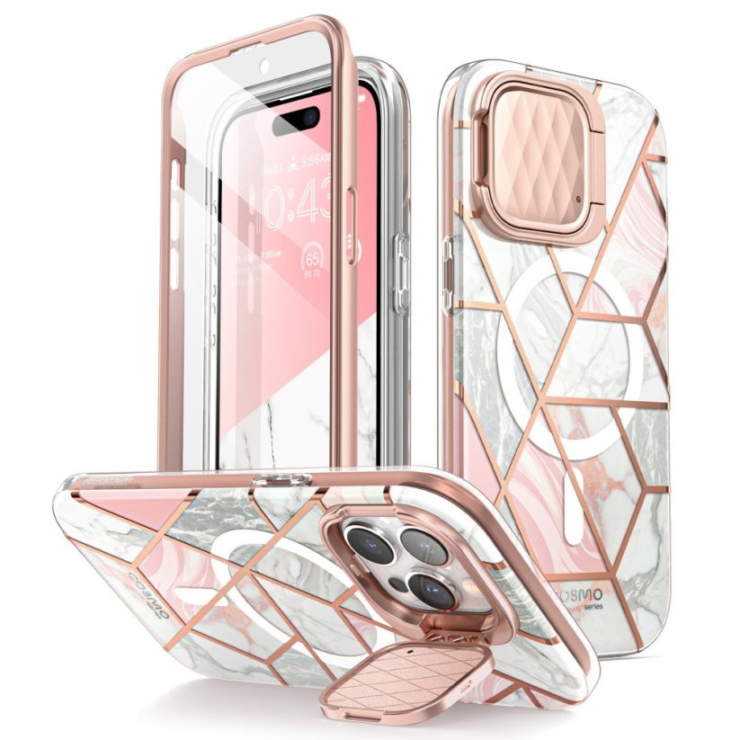 Kryt Supcase Cosmo Mag Magsafe iPhone 15 Pro Max Marble