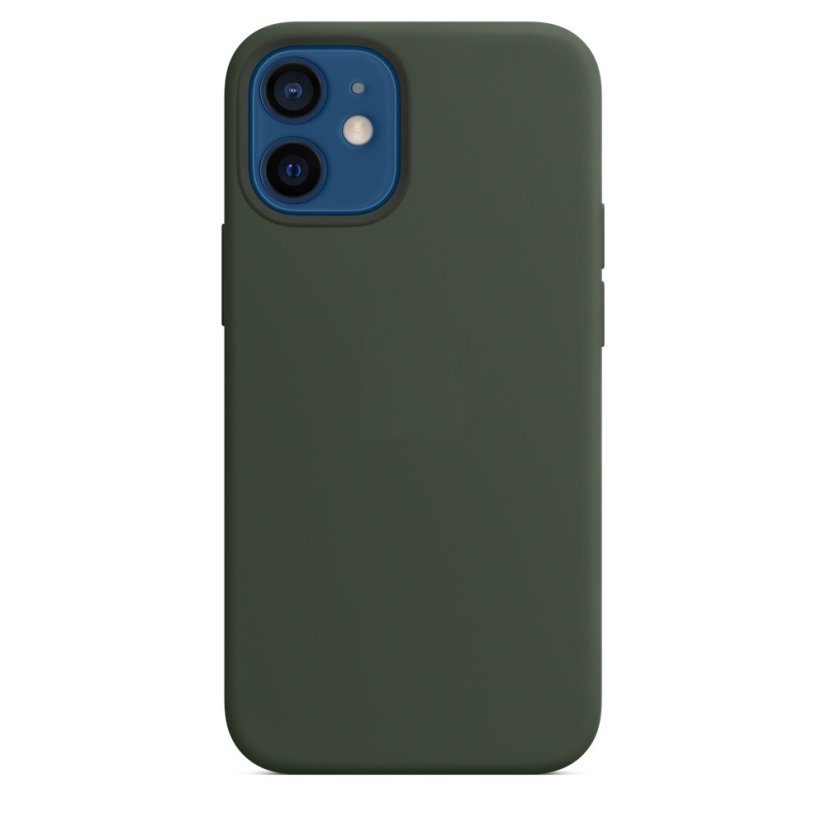iPhone 12/12 Pro Silicone Case s MagSafe - Cyprus Green design (zelený)