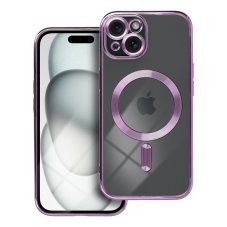 Kryt Case iPhone 15 Electro Mag Cover s MagSafe Purple