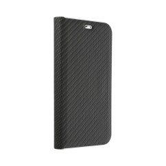 Kryt Forcell LUNA Book Carbon  Xiaomi Redmi Note 9T 5G čierny