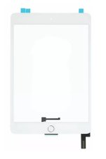 Apple iPad Mini 4 - érintőképernyő, üveg (digitalizáló), eredeti, IC csatlakozóval - fehér