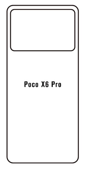 Hydrogel - zadná ochranná fólia - Xiaomi Poco X6 Pro