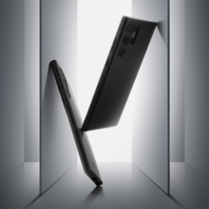 Kryt Spigen Thin Fit Samsung Galaxy S22 Ultra Black
