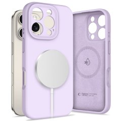Kryt Tech-Protect Liquid Silicone Magsafe iPhone 16 Pro Mauve Kryt Tech-Protect Liquid Silicone Magsafe iPhone 16 Pro Mauve