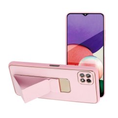 Kryt Leather Case Kickstand Samsung Galaxy A22 5G Pink