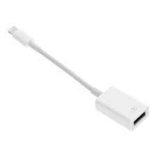 Adapter Otg USB A (Female) to Lightning (Male) White
