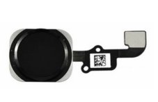 iPhone 6, iPhone 6 Plus - home button + flex (černý)
