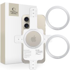 Kryt Tech-Protect mmp-110 2v1 Magnetic Magsafe Ring Silver & Silver
