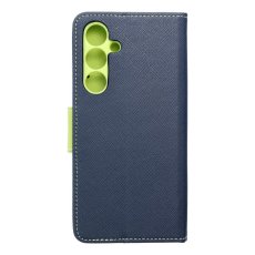 Kryt Fancy Book Case Samsung Galaxy S24 FE Navy / Lime