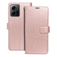 Kryt Mezzo Book Case Xiaomi Redmi Note 12 5G Mandala Rose Gold Kryt Mezzo Book Case Xiaomi Redmi Note 12 5G Mandala Rose Gold
