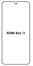 Hidrogél - védőfólia - Xiaomi Redmi Note 12 4G