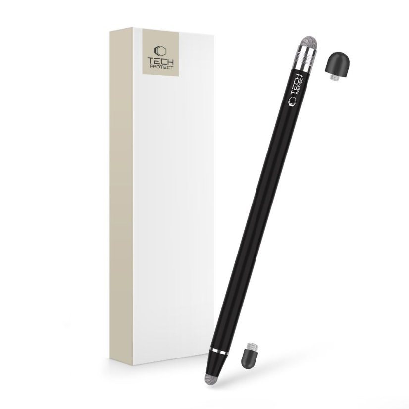 Dotykové pero Tech-Protect Usp100 4-Tip Touch Stylus Pen Black