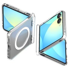 Kryt Spigen Ultra Hybrid Pro Mag Magsafe Samsung Galaxy Z Flip 7 Clear/White Kryt Spigen Ultra Hybrid Pro Mag Magsafe Samsung Galaxy Z Flip 7 Clear/White
