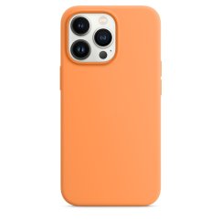 iPhone 13 Pro Max Silicone Case s MagSafe - Marigold design (oranžový)