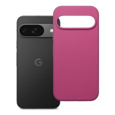 Kryt Case Google Pixel 9 Silicone 2mm Pink