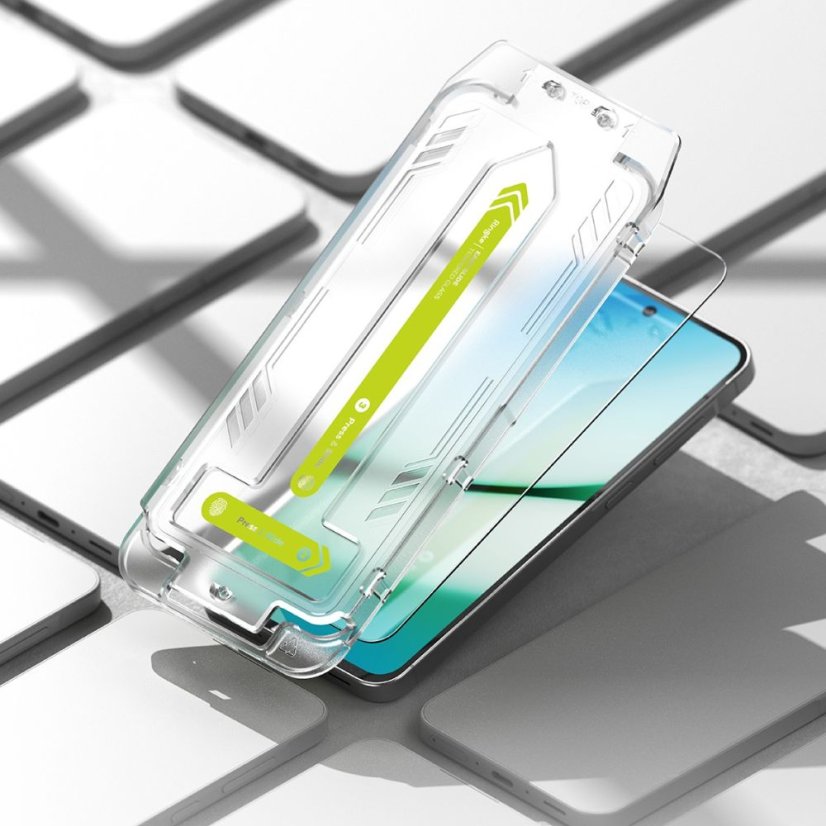 2ks v balení, set ochranných skiel Ringke Easy Slide 2-Pack Samsung Galaxy A36 5G Clear