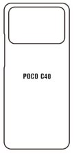 Hidrogél - hátsó védőfólia - Xiaomi Poco C40 Hidrogél - hátsó védőfólia - Xiaomi Poco C40