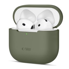 Kryt Tech-Protect Silicone Apple Airpods 4 Olive Green Kryt Tech-Protect Silicone Apple Airpods 4 Olive Green
