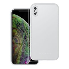 Kryt Ochranné sklo Roar Matte Glass Case  - iPhone Xs Steel