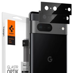 OCHRANNÉ SKLO ZADNEJ KAMERY  SPIGEN OPTIK.TR CAMERA PROTECTOR 2-PACK GOOGLE PIXEL 7 BLACK