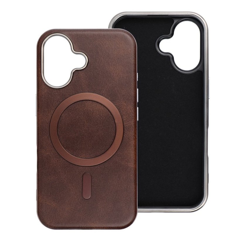 Kryt Case iPhone 17 Gentleman Mag Cover s MagSafe Brown