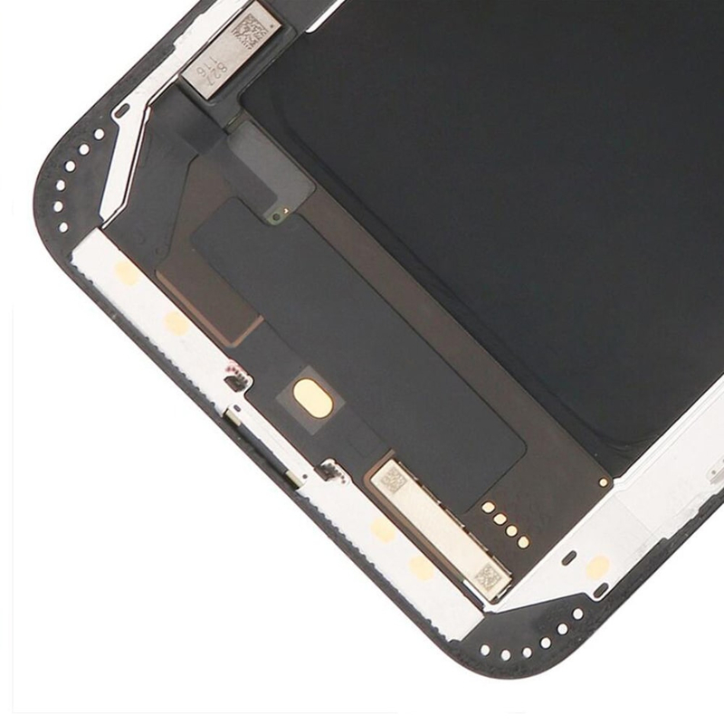 MULTIPACK - Fekete OLED kijelzős iPhone XS Max + ragasztó a kijelző alatt + 3D védőüveg + szerszámkészlet