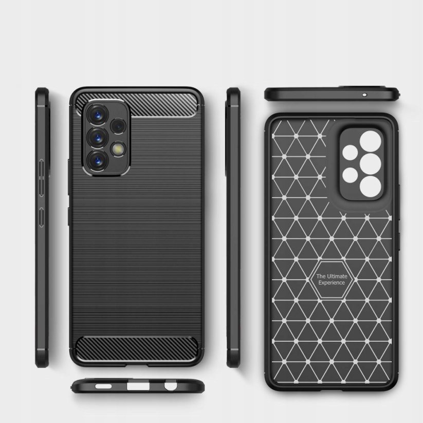 Kryt Tech-Protect TPUcarbon Samsung Galaxy A23 5G Black