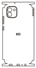 Hidrogél - hátsó védőfólia - Samsung Galaxy A03