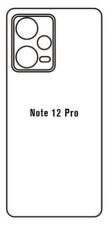 Hydrogel - zadná ochranná fólia - Xiaomi Redmi Note 12 Pro 5G