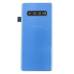 Samsung Galaxy S10 - Zadný kryt so sklíčkom zadnej kamery - modrý (náhradný diel)