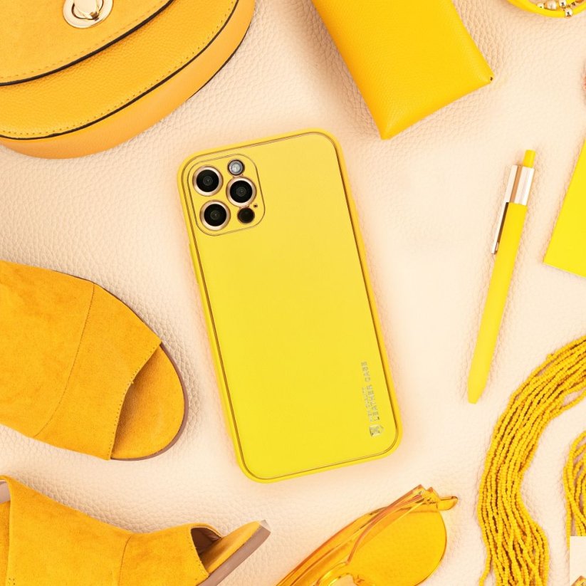 Kryt Leather Case Samsung Galaxy A25 5G Yellow