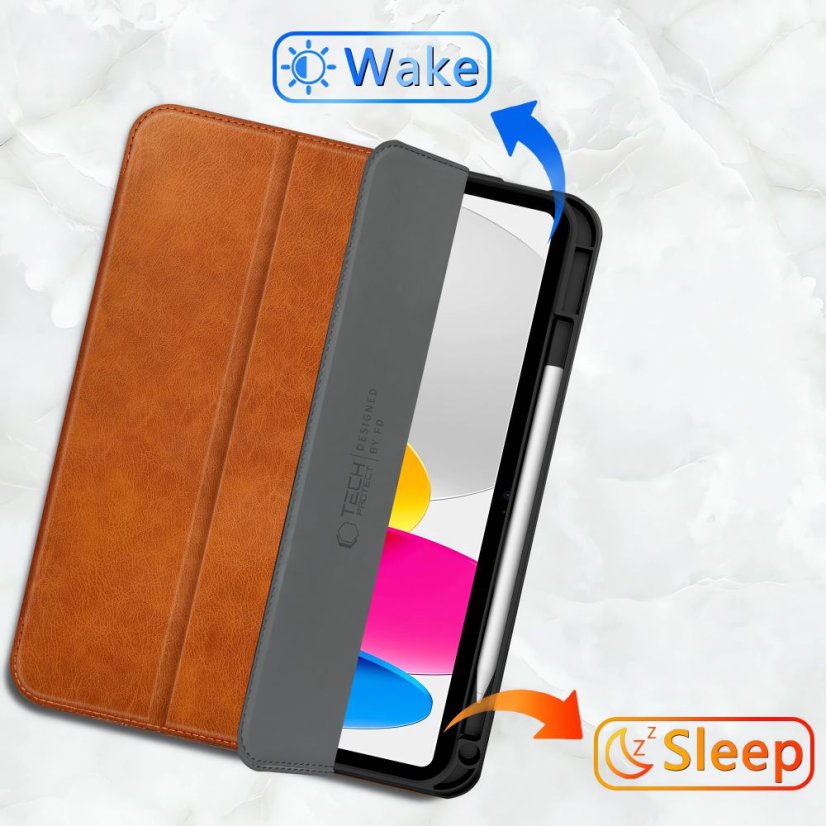 Kryt Tech-Protect Fleece iPad 10.9” 10 / 2022 / 11” 11 / 2025 Brown