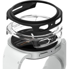 2ks v balení, set krytov Ringke Slim 2-Pack Samsung Galaxy Watch 8 (40 mm) Clear & Matte Black