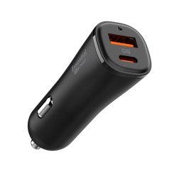 Nabíjačka do auta Spigen Ev482 Arcstation Essential Car Charger 48W Black