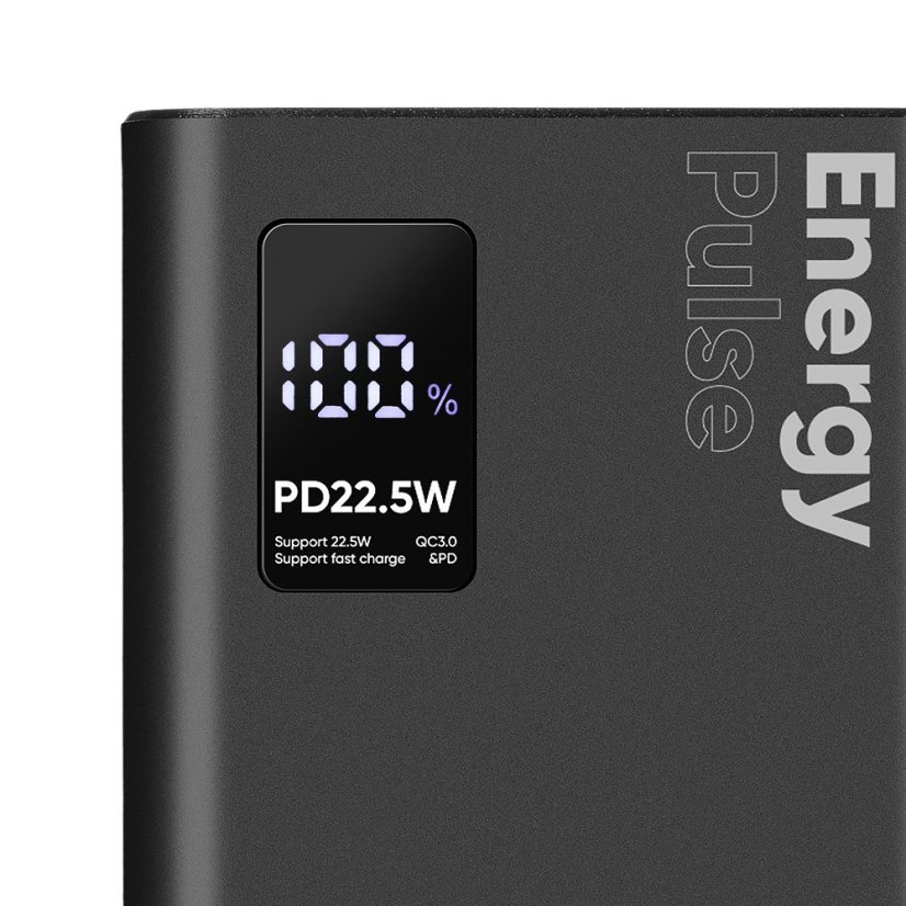 OBAL:ME EnergyPulse Powerbanka 20000mAh 22.5W Black