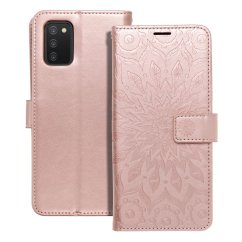 Kryt Mezzo Book Case Samsung Galaxy A03S Mandala Rose Gold