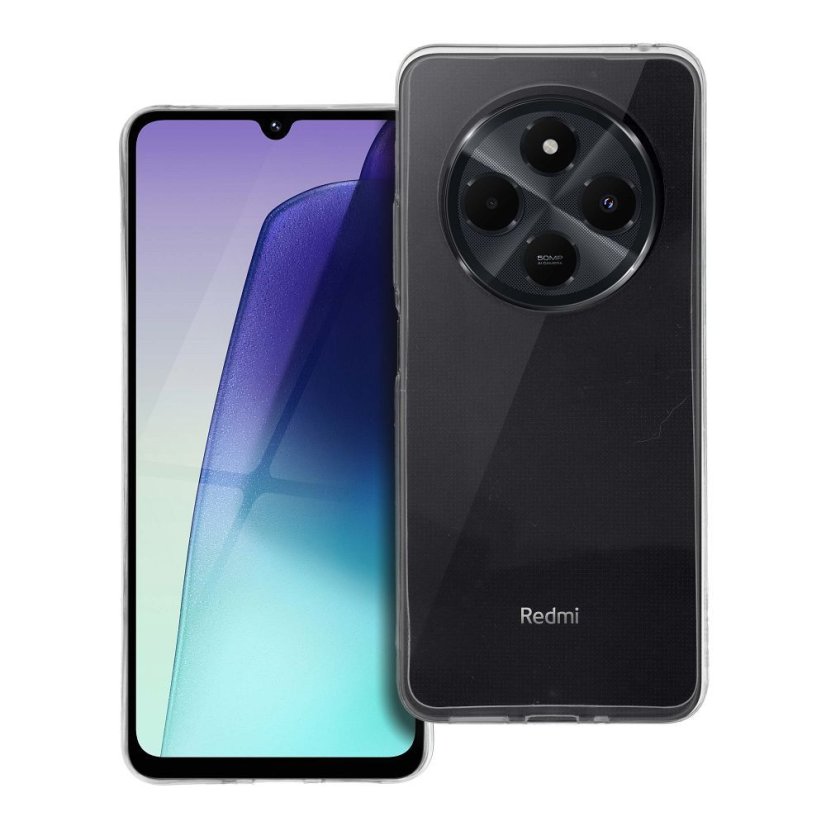 Kryt Case Xiaomi Redmi 14C Silikónový kryt s hrúbkou 0,5 mm Priesvitný
