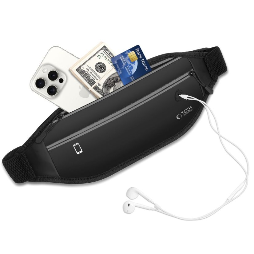 Tech-Protect M7 univerzális sport deréktáska Black