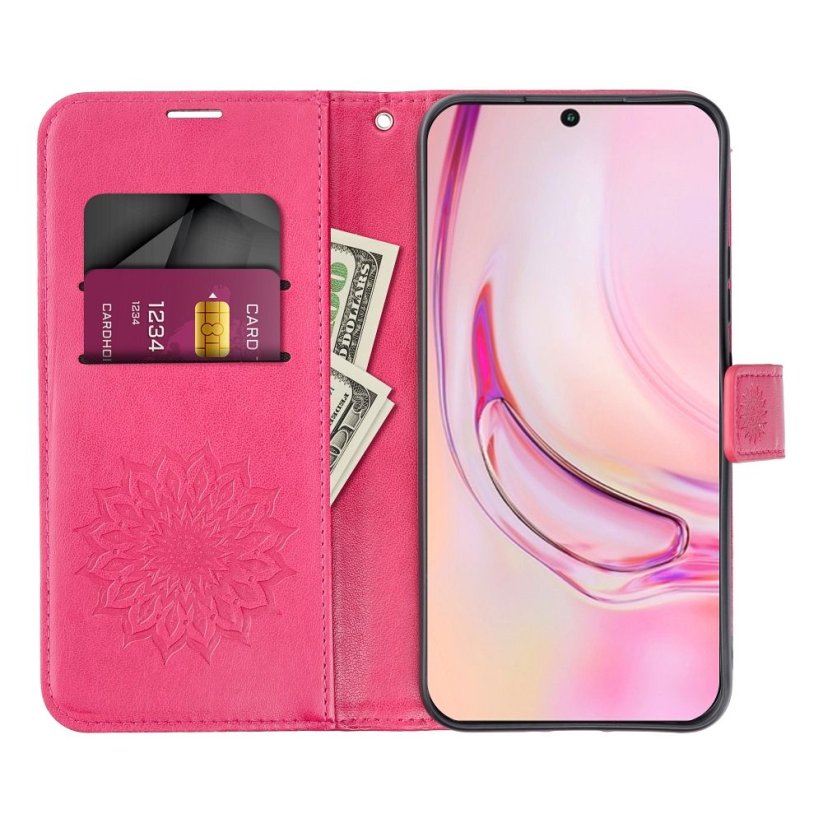 Kryt Mezzo Book Case Samsung Galaxy A14 4G / A14 5G  Mandala Magenta