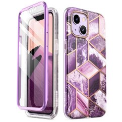 Kryt Supcase Cosmo iPhone 14 Plus / 15 Plus Marble Purple