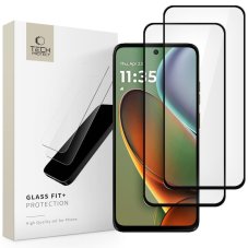 Ochranné tvrzené sklo Tech-Protect Glass Fit+ 2-Pack Motorola Moto G15 / G15 Power / G17 / G17 Power / G05 / E15 Black